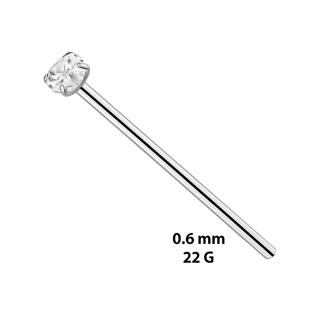 Piercing Zirconium Simple Argent 925