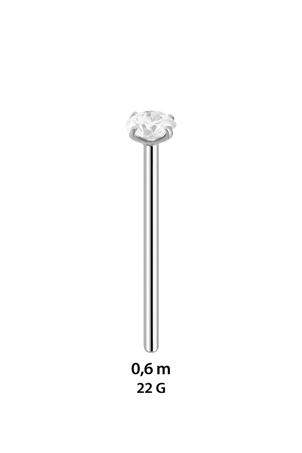 Piercing Zirconium Simple Argent 925