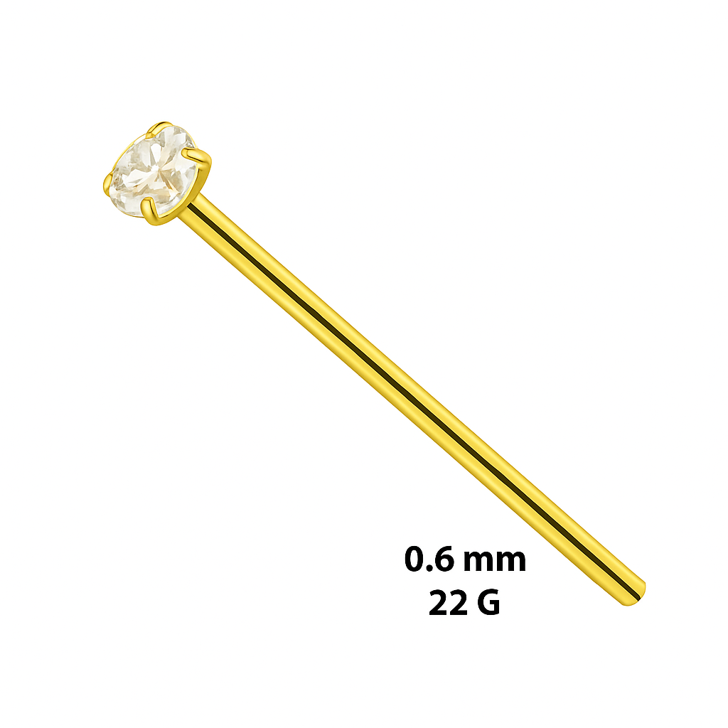 Piercing Zirconium Simple Argent 925
