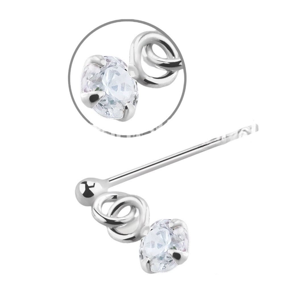 Piercing Nez Strass Pendant